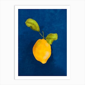 Just a little Lemon Art Print