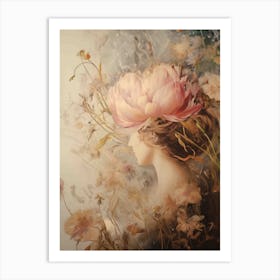 Peonies on my mind Art Print