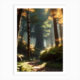 Forest 54 Art Print