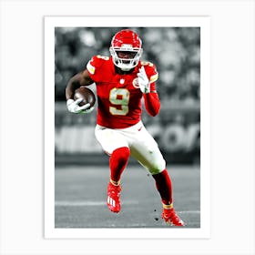 Juju Smith Schuster The Kansas City Chiefs Art Print