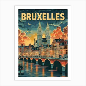 Brussels Belgium Art Print