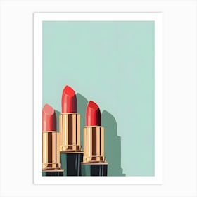 Red Lipsticks Art Print