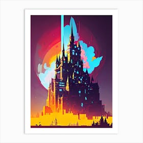 Castle In The Sky 18 Art Print