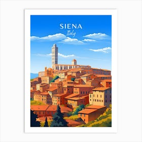 Italy Siena Travel Art Print