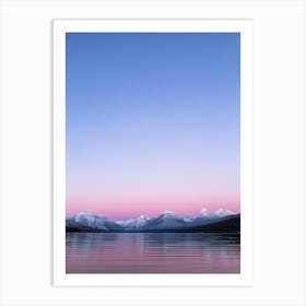 Morning Sunrise Mountain View Art Print