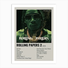 Rolling Papers 2 2018 Poster Art Print