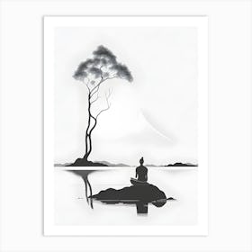 Buddha In Meditation Art Print