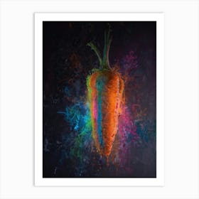 Rainbow Carrot Art Print