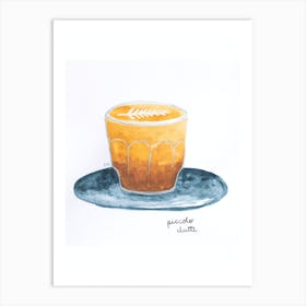 Piccolo Latte Art Print