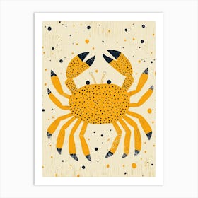 Yellow Crab 2 Art Print