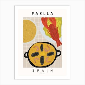 Paella Art Print