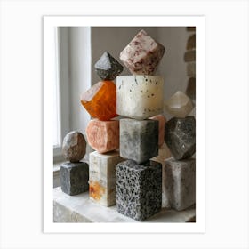 Stacked Stones Art Print