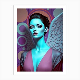 Angel Creative Portrait Art Print