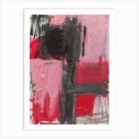 'Black And Red' 2 Art Print