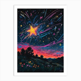 Starry Night 9 Art Print