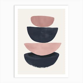 Stacked Bowls Art Print