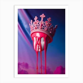 Crown Of Fragile Dreams. Queen Art Print