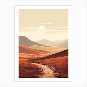 The Cateran Trail Scotland 1 Hiking Trail Landscape Art Print