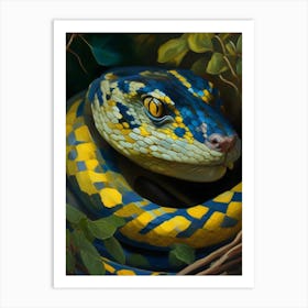 Rat Snake Painting Art Print