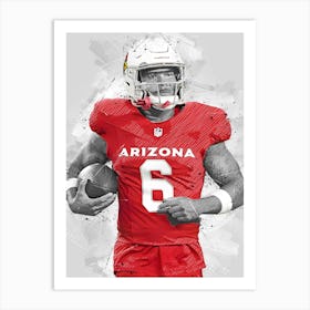 James Conner Arizona Cardinals Art Print