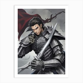 Knight In Shining Armor Art Print