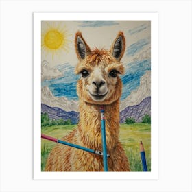 Llama 29 Art Print