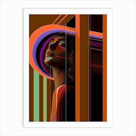 Stylish, contemporary, "Clear Intent" Art Print