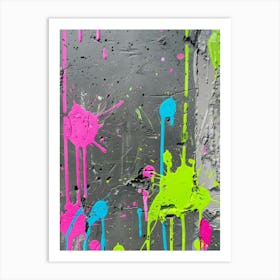 Splatters Art Print