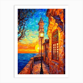 Topkapi Palace Pixel Art 11 Art Print