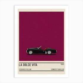 La Dolce Vita Car Art Print