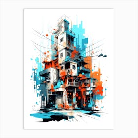 Urban Cityscape Art Print