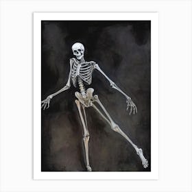 Dance With Death Skeleton Painting (35) Art Print