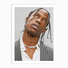 Travis Scott Painting Art Print