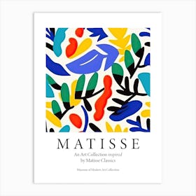 Botanical Pattern Cut Out The Matisse Inspired Art Collection Poster 0 Art Print