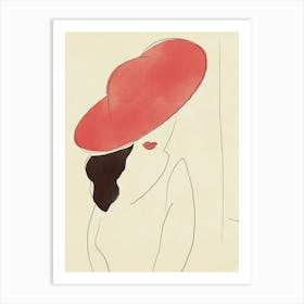Red Hat Art Print