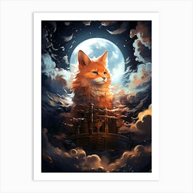 Fox In The Castle Art Print