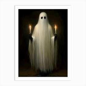 Ghost Of Halloween Art Print