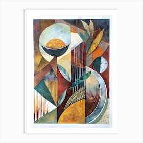 Artsy Abstract Painting Art Print