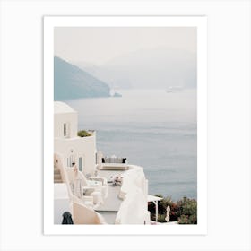 Santorini Villa Art Print