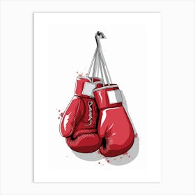 Boxing Gloves Art Print