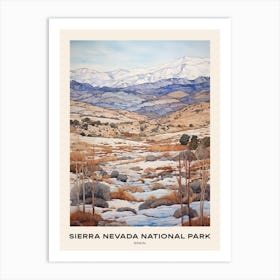 Sierra Nevada National Park Spain 1 Poster Art Print