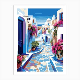 Greece Painting 7 Art Print