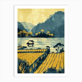 Rice Fields 1 Art Print