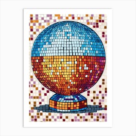 Mosaic Ball 4 Art Print