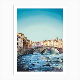 Bridge Over The River Art Print