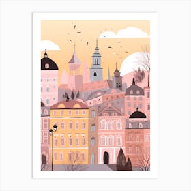 Turin, Italy Illustration Art Print