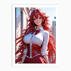 Rias Gremory 1 Art Print