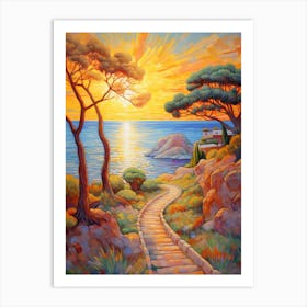 Path To The Sea 1 Art Print