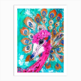 Pinkcock Art Print