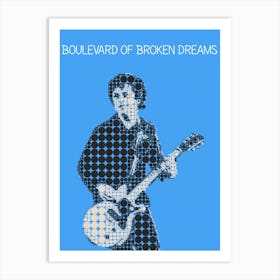 Boulevard Of Broken Dreams Billie Joe Armstrong Art Print